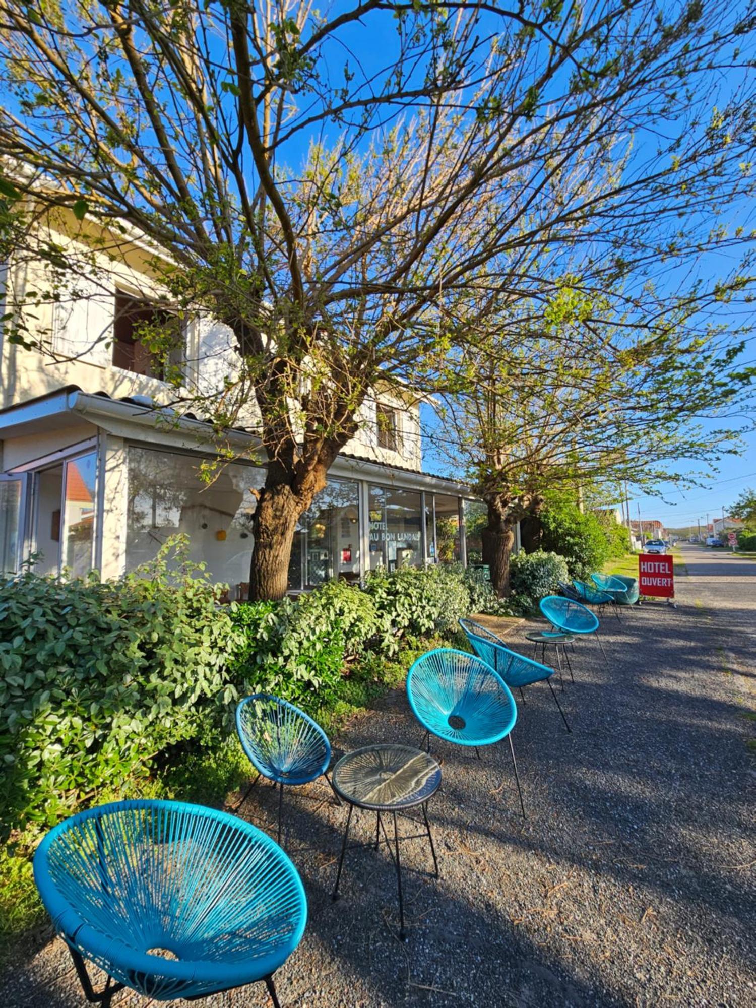Hotel Au Bon Landais Biscarrosse-Plage Dış mekan fotoğraf
